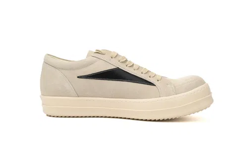 Rick Owens Vintage Low White Suede – photo 3