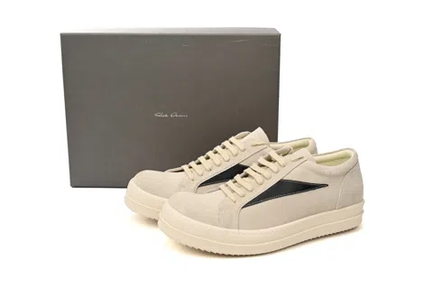 Rick Owens Vintage Low White Suede – photo 11