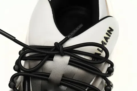 Balmain Sneakers White/Black – photo 6