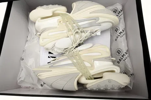 Balmain Sneakers Triple White – photo 10