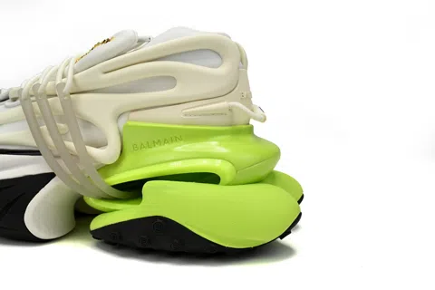 Balmain Sneakers Black/White/Green – photo 3