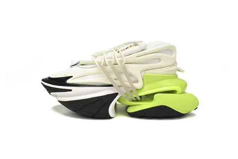 Balmain Sneakers Black/White/Green