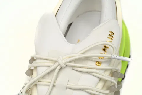 Balmain Sneakers Black/White/Green – photo 6