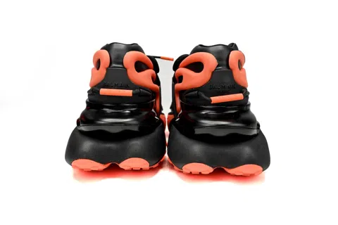 Balmain Sneakers Black/Orange – photo 4