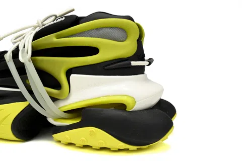 Balmain Sneakers Black/Yellow – photo 4