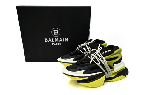 Balmain Sneakers Black/Yellow – photo 8