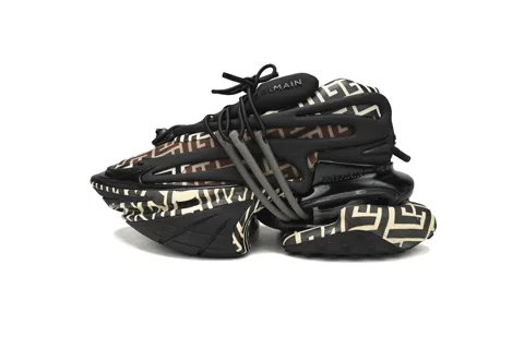 Balmain Sneakers Plaid