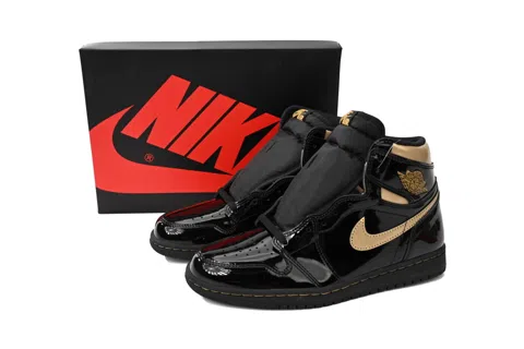 Air Jordan 1 High Black/Gold – photo 7