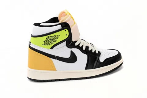 Air Jordan 1 High Black/Yellow – photo 3