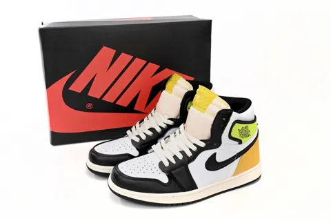 Air Jordan 1 High Black/Yellow – photo 10