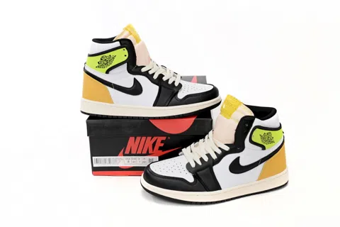 Air Jordan 1 High Black/Yellow – photo 9