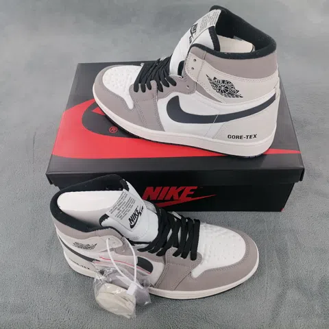 Air Jordan 1 High Grey/White/Black – photo 11
