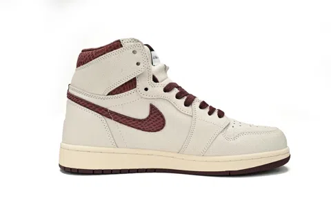 Air Jordan 1 High Sail/Burgundy – photo 3