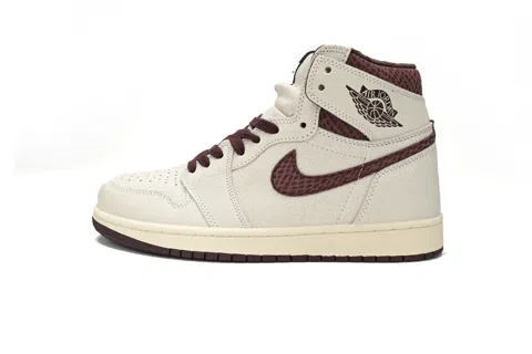 Air Jordan 1 High Sail/Burgundy