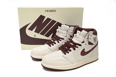 Air Jordan 1 High Sail/Burgundy – photo 7
