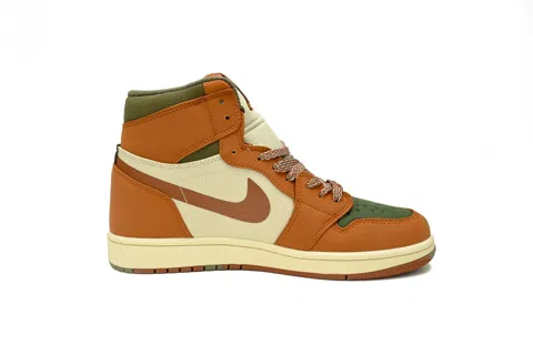 Air Jordan 1 High Brown/Olive – photo 3