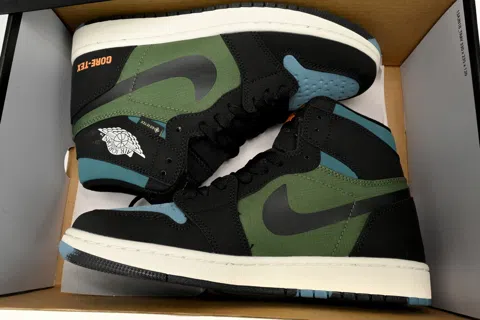 Air Jordan 1 High Black/Olive – photo 9