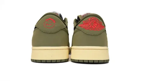 Travis Scott x Air Jordan 1 Low Black Olive – photo 4