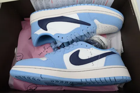 Travis Scott x Air Jordan 1 Low Blue – photo 8