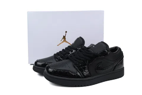 Air Jordan 1 Low Black Croc – photo 6