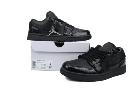 Air Jordan 1 Low Black Croc – photo 7