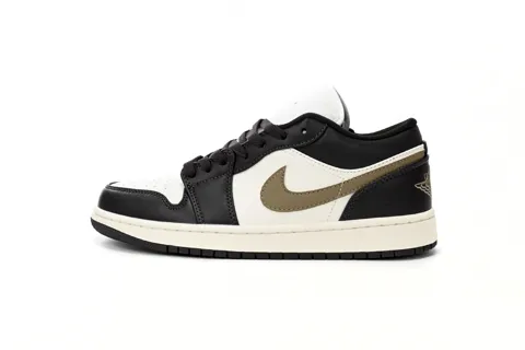 Air Jordan 1 Low Black/White/Brown