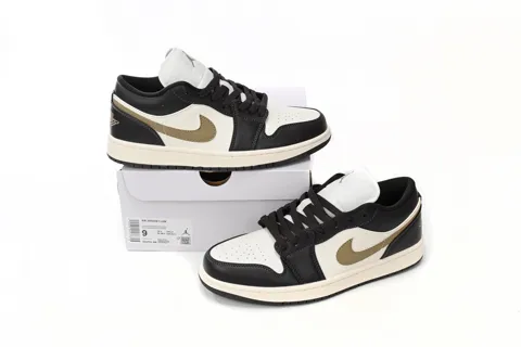 Air Jordan 1 Low Black/White/Brown – photo 9
