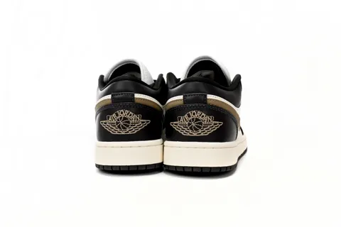Air Jordan 1 Low Black/White/Brown – photo 4