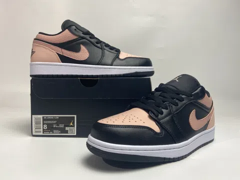 Air Jordan 1 Low Black/Pink – photo 12