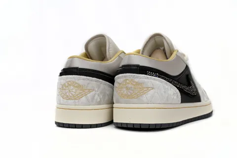 Air Jordan 1 Low Black/Grey Silk – photo 5