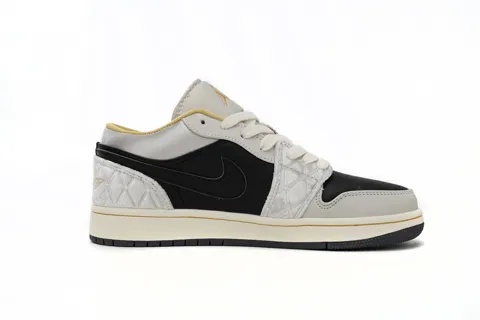 Air Jordan 1 Low Black/Grey Silk – photo 3