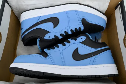 Air Jordan 1 Low Black/Blue – photo 8