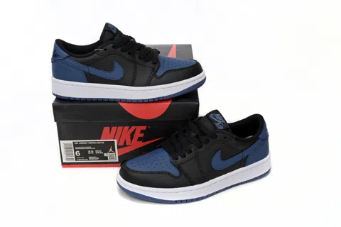 Air Jordan 1 Low Black/Navy – photo 9