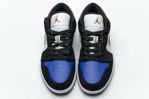 Air Jordan 1 Low Black/Purple/Blue – photo 7