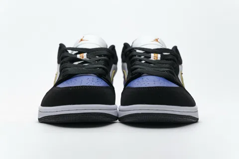 Air Jordan 1 Low Black/Purple/Blue – photo 5