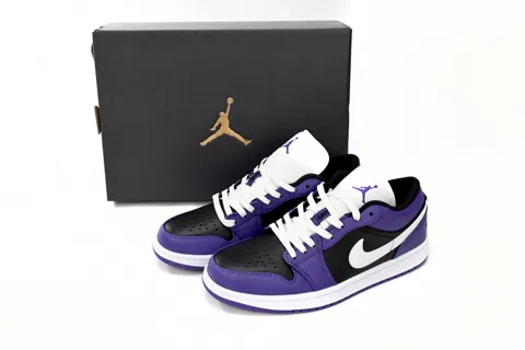 Air Jordan 1 Low Black/Purple – photo 10