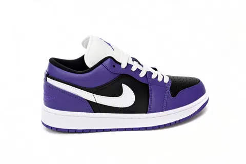 Air Jordan 1 Low Black/Purple – photo 3