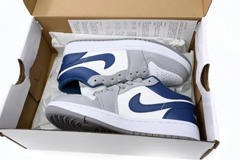 Air Jordan 1 Low Grey/Blue – photo 10