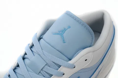 Air Jordan 1 Low Light Blue/White – photo 8