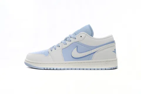 Air Jordan 1 Low Light Blue/White – photo 3