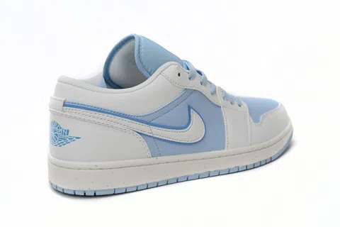 Air Jordan 1 Low Light Blue/White – photo 4