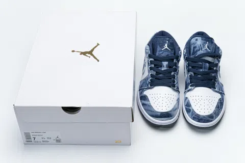 Air Jordan 1 Low Washed Canvas – photo 11