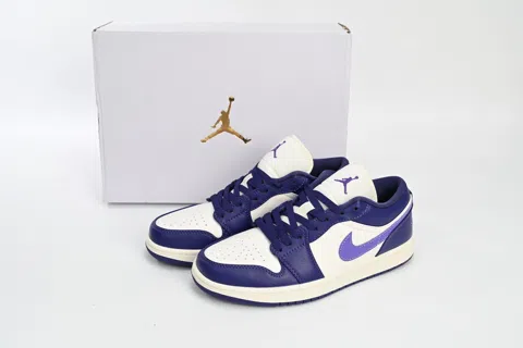 Travis Scott x Air Jordan 1 Low White/Purple – photo 9