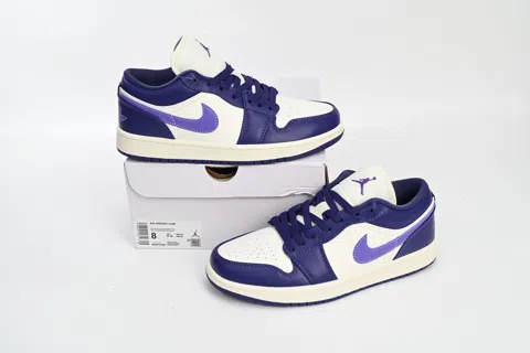 Travis Scott x Air Jordan 1 Low White/Purple – photo 10