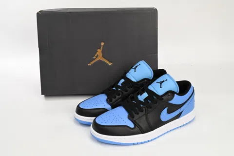 Travis Scott x Air Jordan 1 Low Black/Blue – photo 9