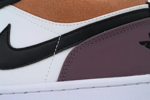 Air Jordan 1 Low White/Brown/Purple – photo 5