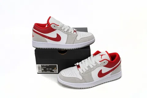 Air Jordan 1 Low White/Red – photo 8