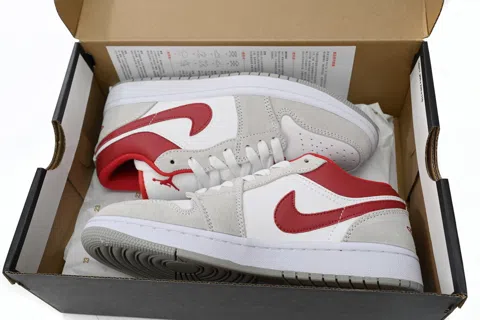 Air Jordan 1 Low White/Red – photo 10