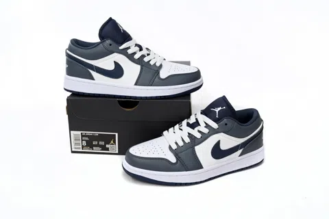 Air Jordan 1 Low White/Grey/Blue – photo 8