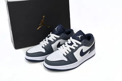 Air Jordan 1 Low White/Grey/Blue – photo 9